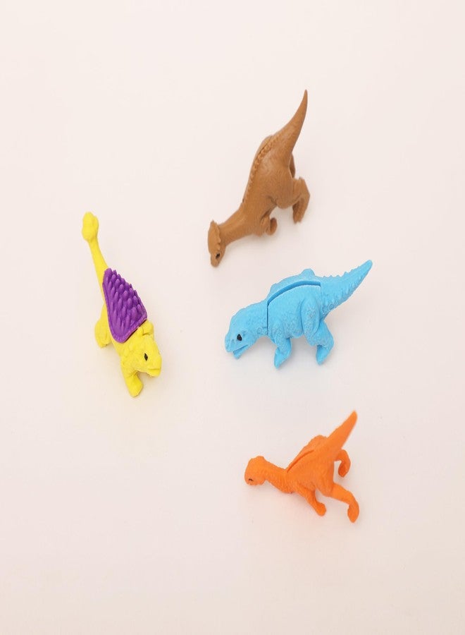 ilearnngrow Pack of 4 Dino Eraser Set for Kids, 4 Fun Erasers - Image 1